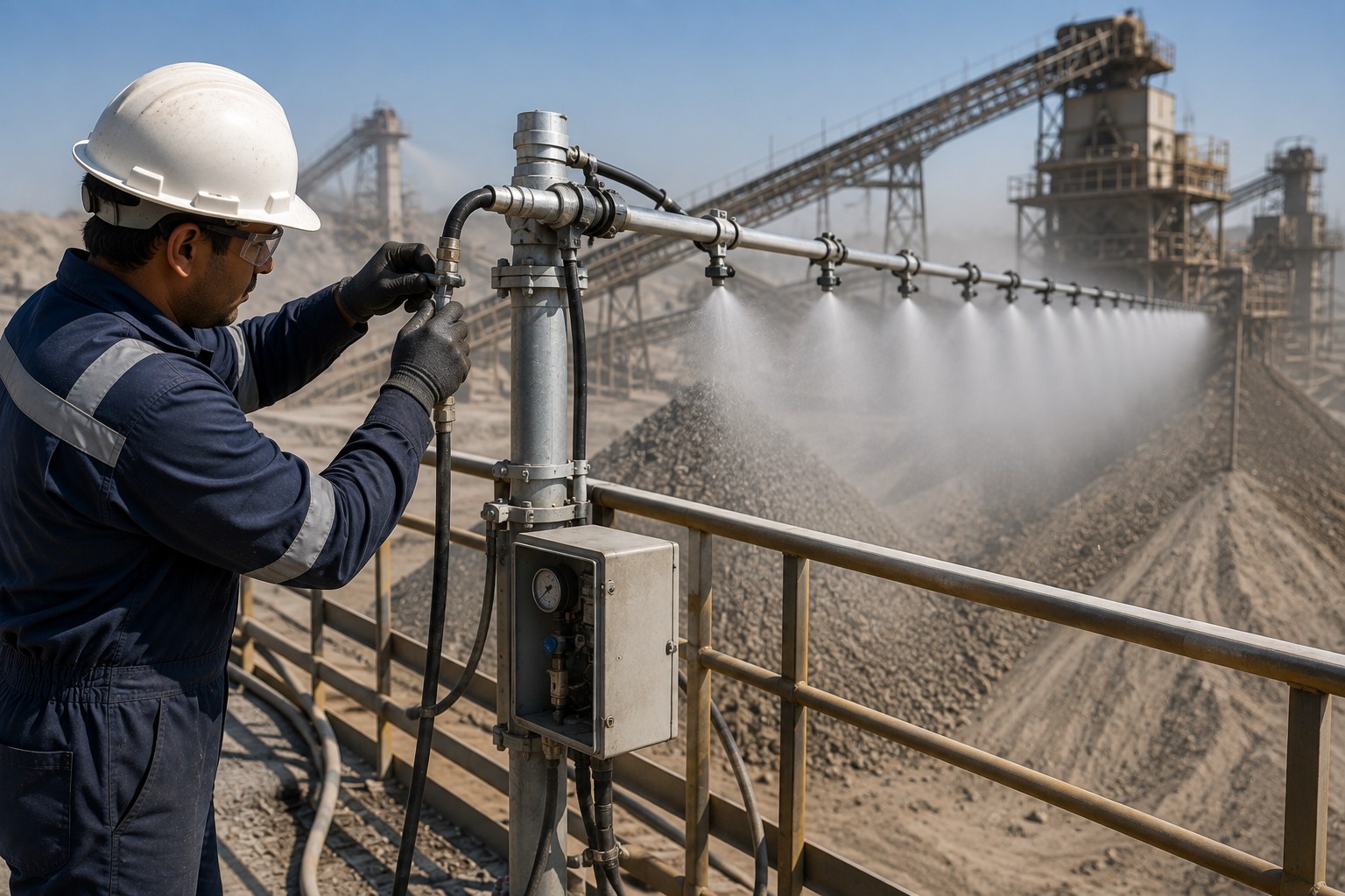 Dust Suppression Commissioning